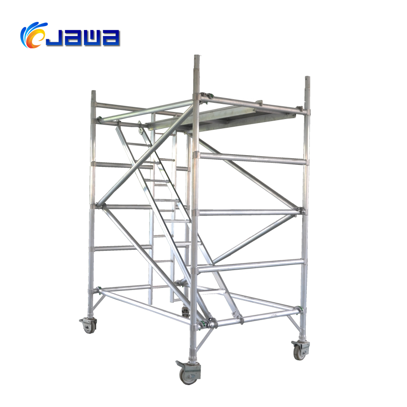 Oblique ladder Double scaffolding